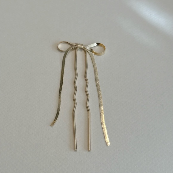 Boho bow hair pin #1428 - Picture 2 of 4